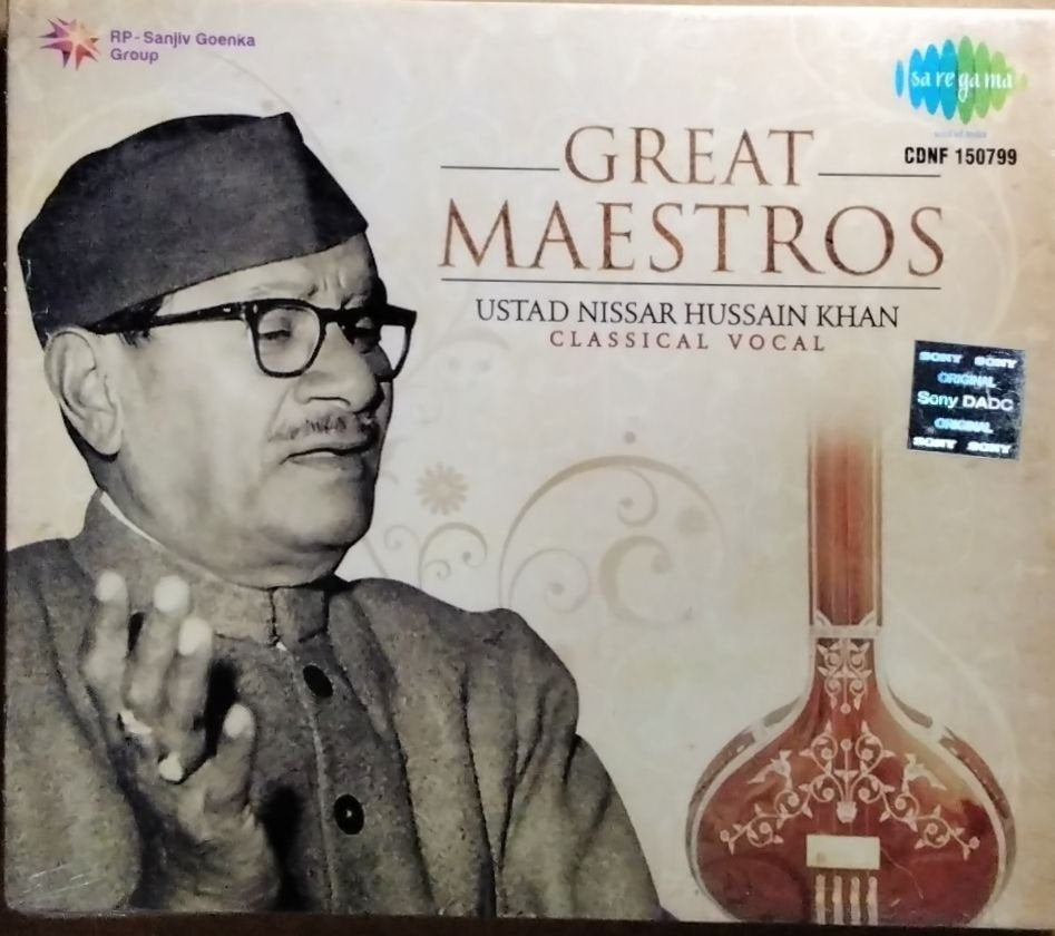 Ustad Nissar Hussain Khan - Great Maestros (CD)