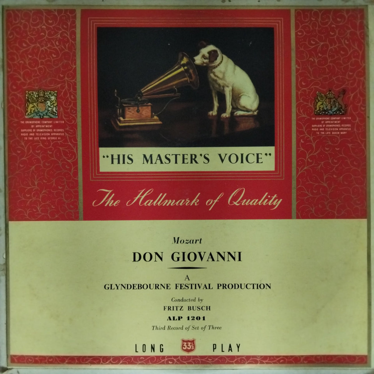Fritz Busch, The Glyndebourne Festival Orchestra - Don Giovanni (Vinyl)