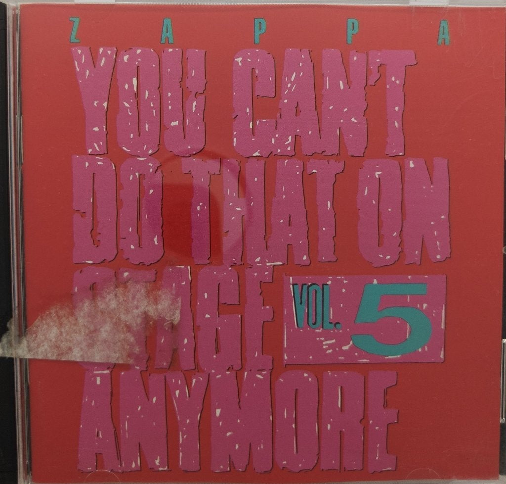 Frank Zappa - You Can't Do That On Stage Anymore Vol. 5 (CD) (2)