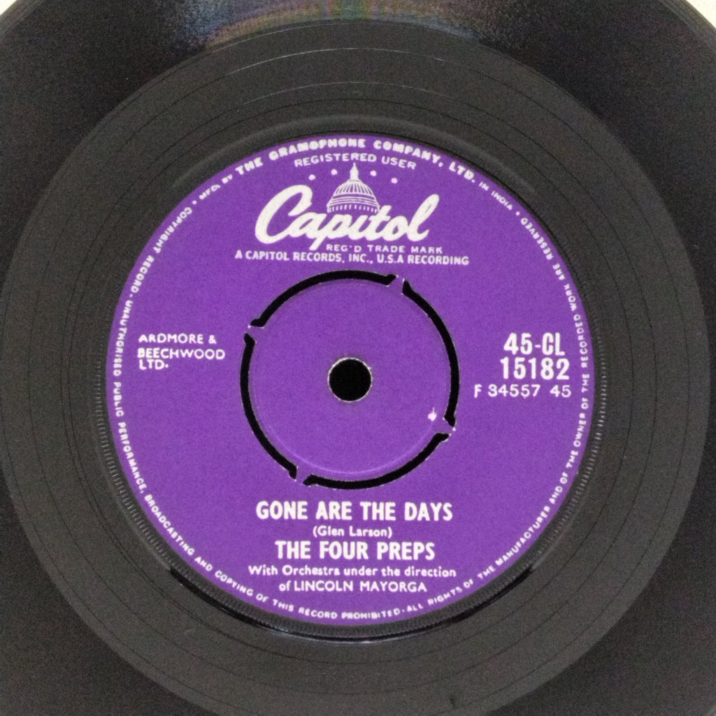 The Four Preps - Gone Are The Days / Calcutta (45-RPM)