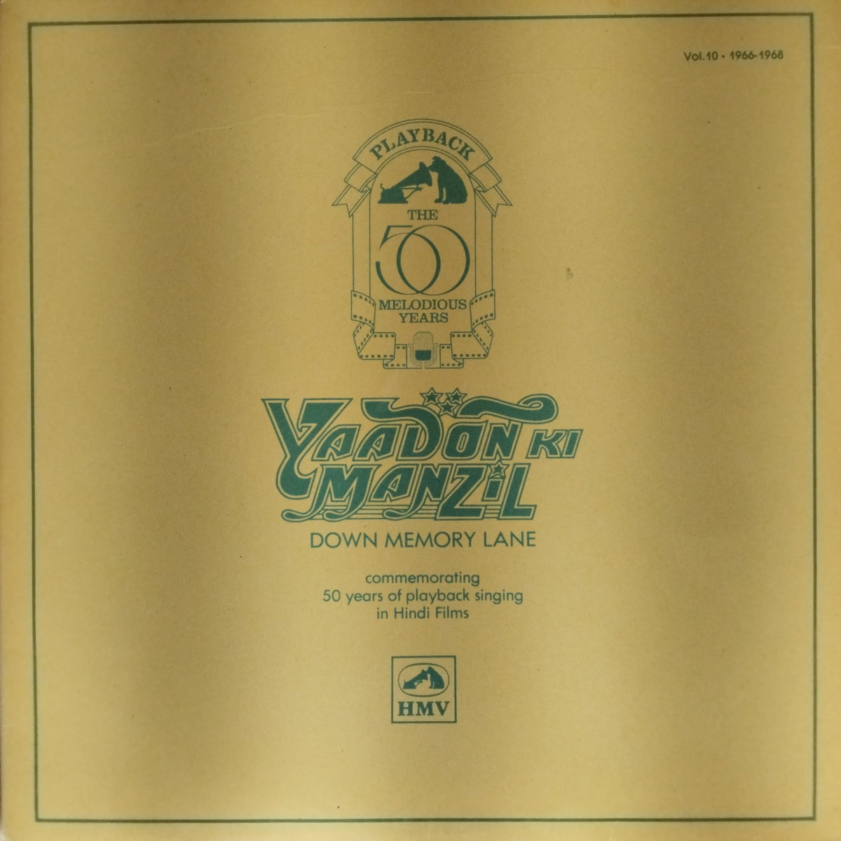 Various - Yaadon Ki Manzil - Down Memory Lane (Vol. 10) (Vinyl)