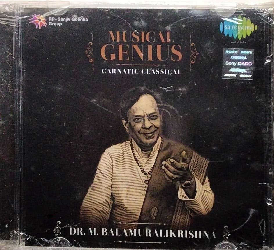 Dr. M. Balamuralikrishna - Musical Genius - Carnatic Classical (CD)