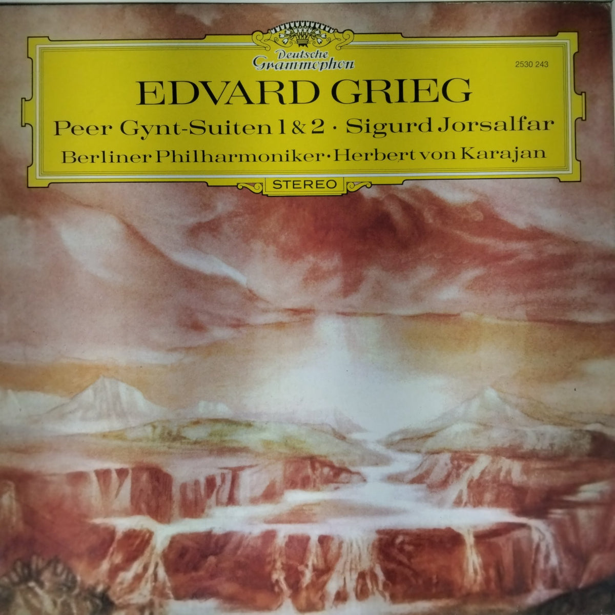 Edvard Grieg, Berliner Philharmoniker, Herbert von Karajan - Peer Gynt-Suiten 1 & 2 • Sigurd Jorsalfar (Vinyl)