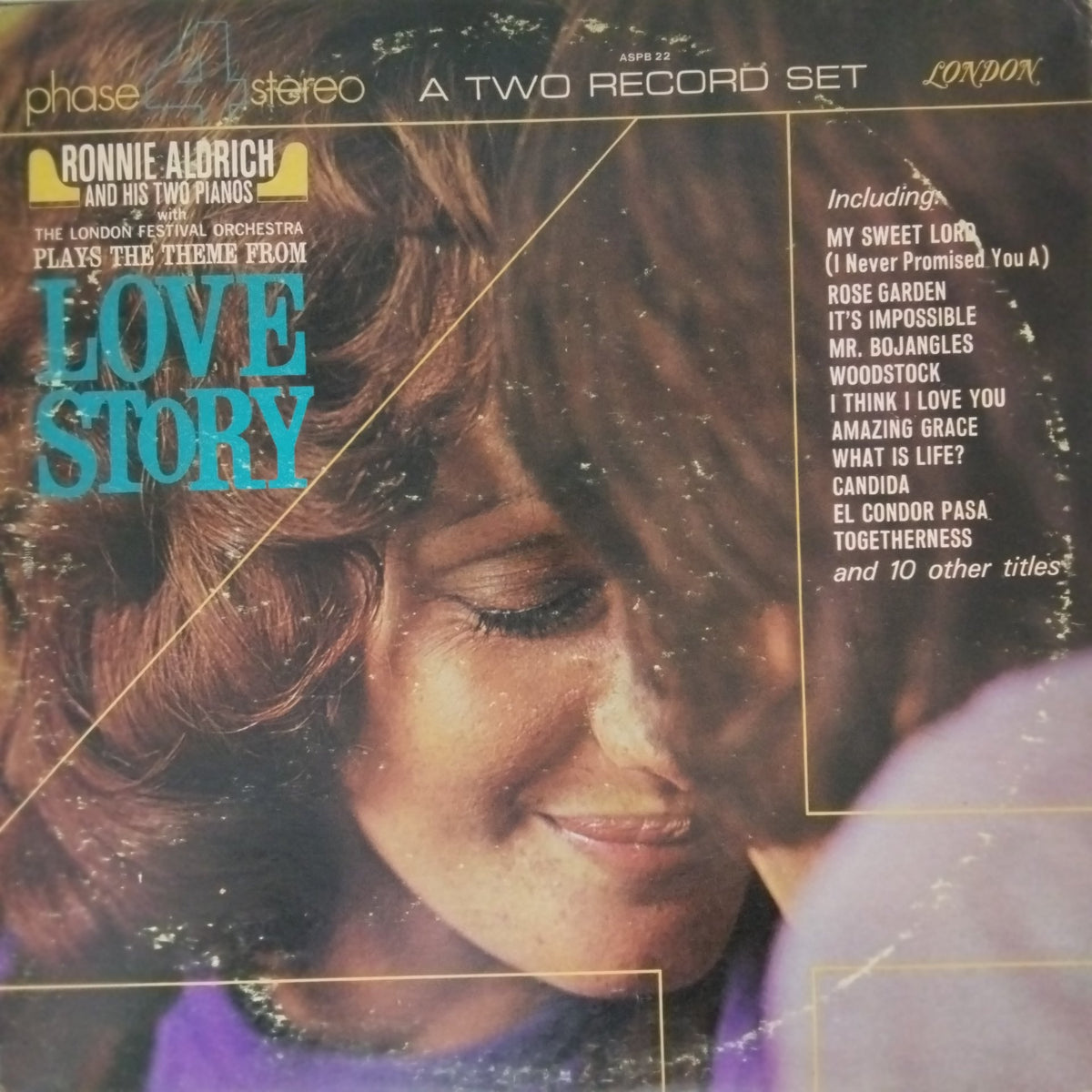 Ronnie Aldrich and His Two Pianos, The London Festival Orchestra - Love Story (Vinyl)