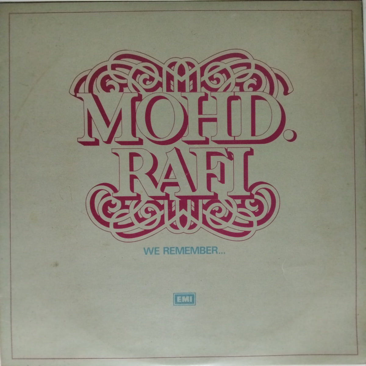 Mohd. Rafi - We Remember... (Vinyl)