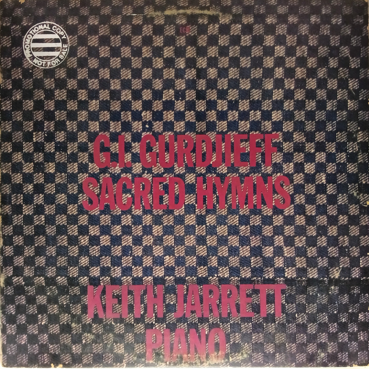 Keith Jarrett - G.I. Gurdjieff Sacred Hymns (Vinyl)