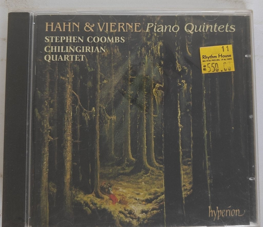 Stephen Coombs, Chilingirian Quartet - Hahn & Vierne Piano Quintets (CD)