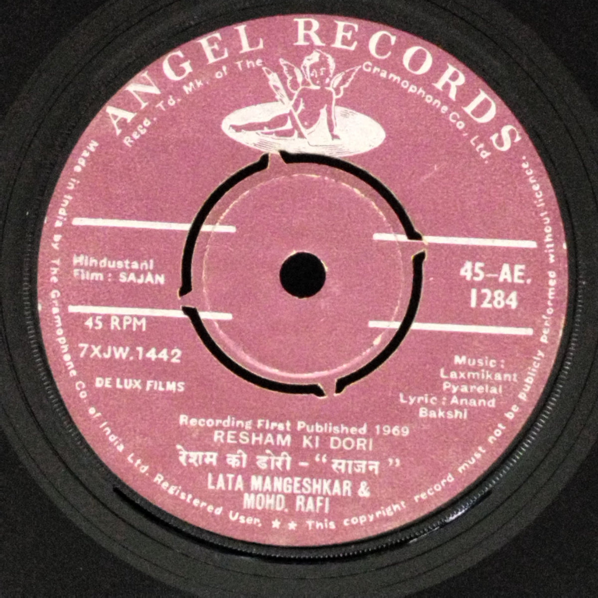 Laxmikant Pyarelal, Lata Mangeshkar, Mohd. Rafi - Sajan (45-RPM)