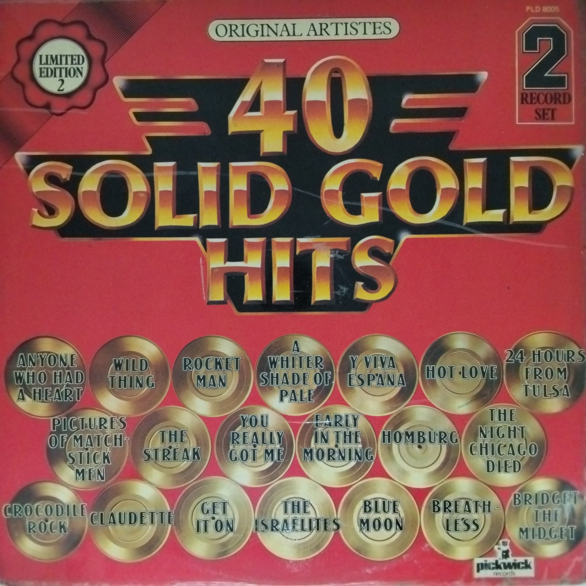 Various - 40 Solid Gold Hits (Vinyl) (2)