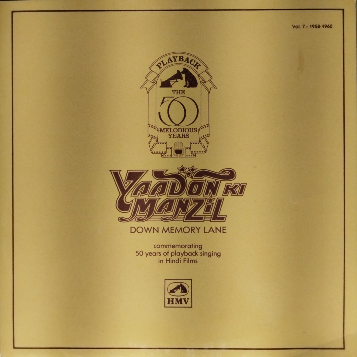 Various - Yaadon Ki Manzil: Down Memory Lane (Vol. 7) (Vinyl)