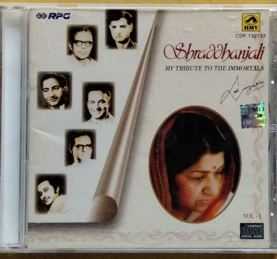 Lata Mangeshkar - Shraddhanjali: My Tribute to the Immortals Vol. 1 (CD)