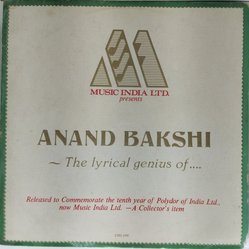 Anand Bakshi - The Lyrical Genius of... (Vinyl)