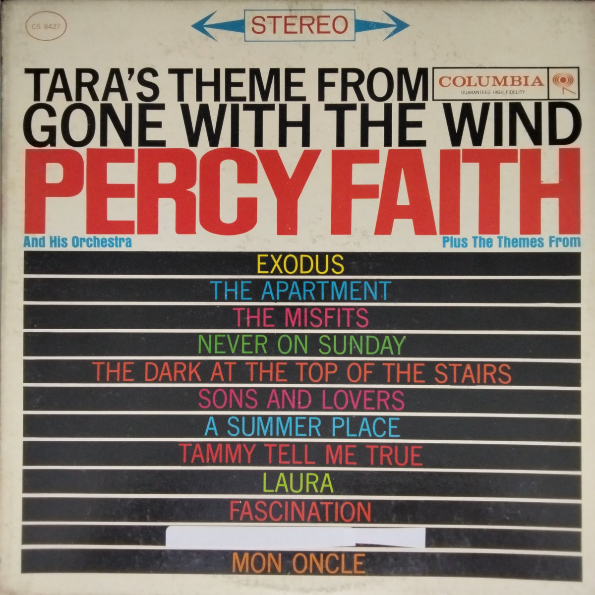 Percy Faith And His Orchestra - Tara's Theme From Gone With The Wind (Vinyl)