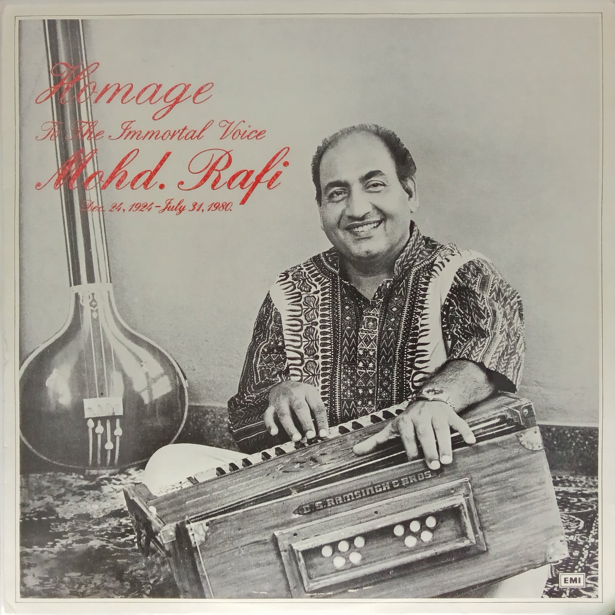 Mohd. Rafi - Homage to the Immortal Voice (Vinyl)