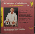 Ustad Alla Rakha, Ustad Zakir Hussain - In Memory of Alla Rakha - the Wizard of Tabla Live Vol. I (CD)