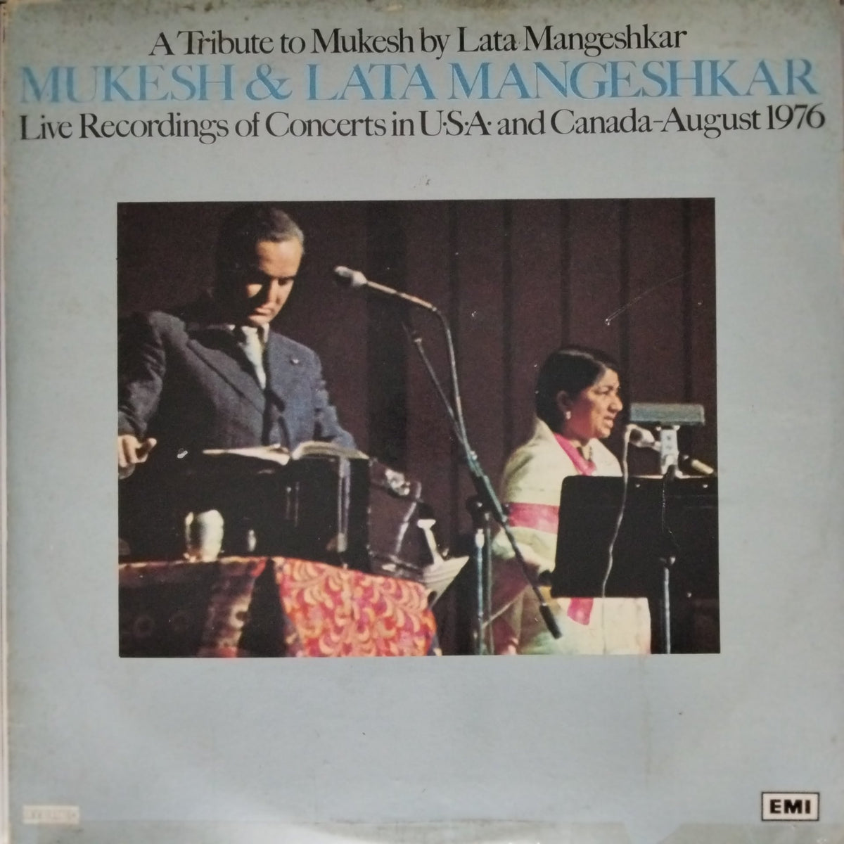 Mukesh, Lata Mangeshkar - A Tribute to Mukesh by Lata Mangeshkar (Vinyl)
