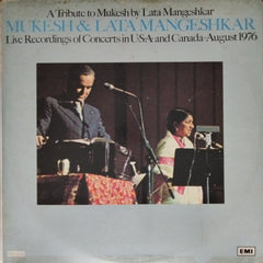 Mukesh, Lata Mangeshkar - A Tribute to Mukesh by Lata Mangeshkar (Vinyl)