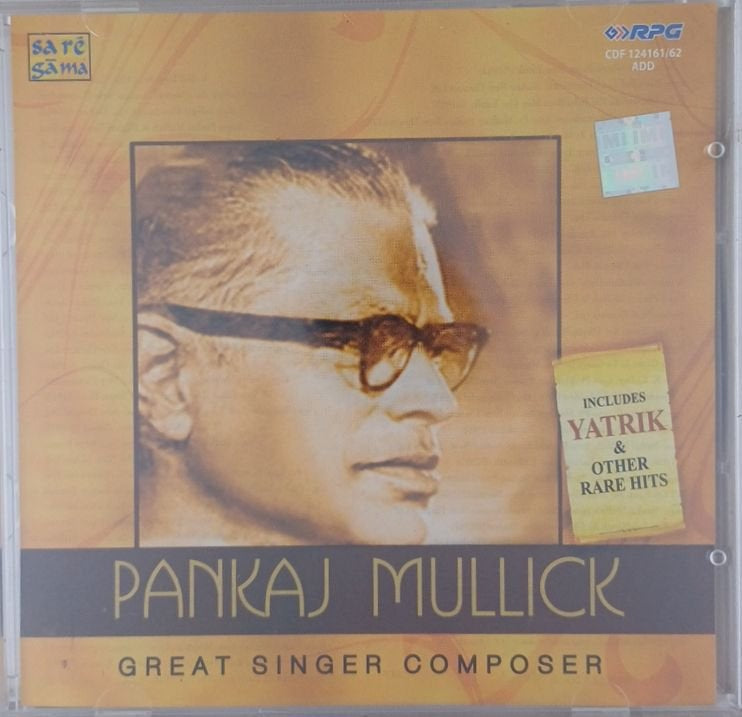 Pankaj Mullick - Pankaj Mullick Great Singer Composer (CD)