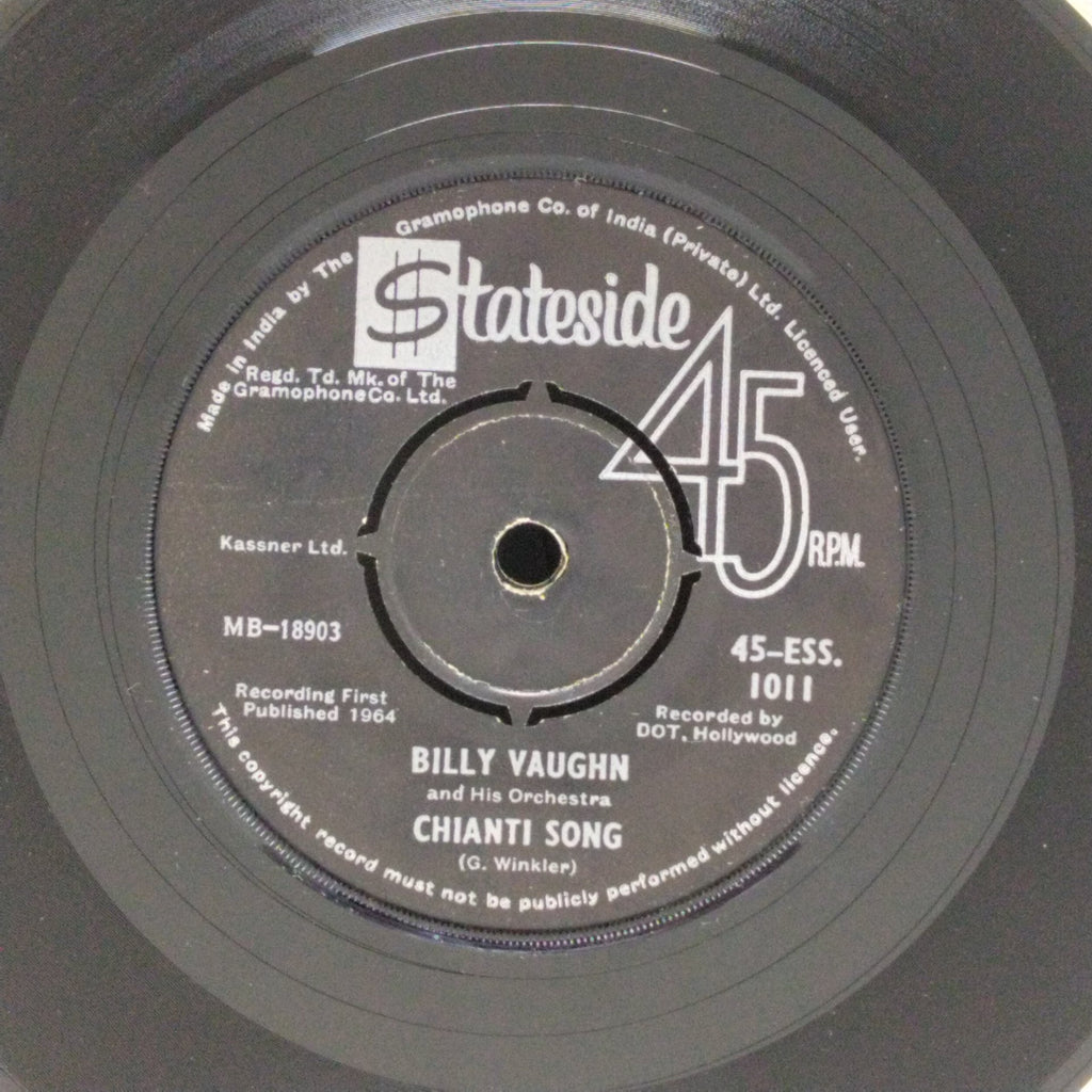 Billy Vaughn and His Orchestra - Chianti Song/A Guitar Serenade (45-RPM)