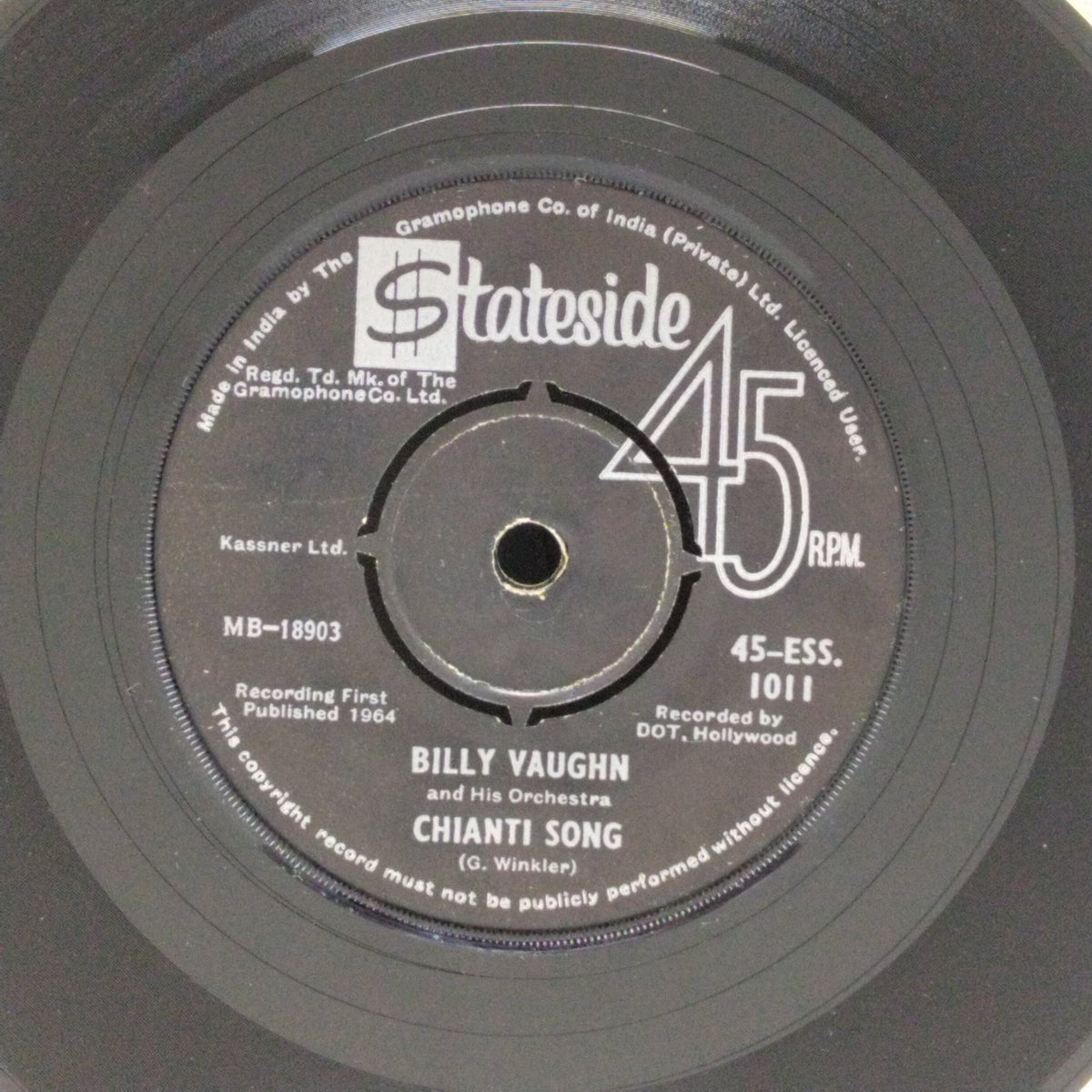 Billy Vaughn and His Orchestra - Chianti Song/A Guitar Serenade (45-RPM)