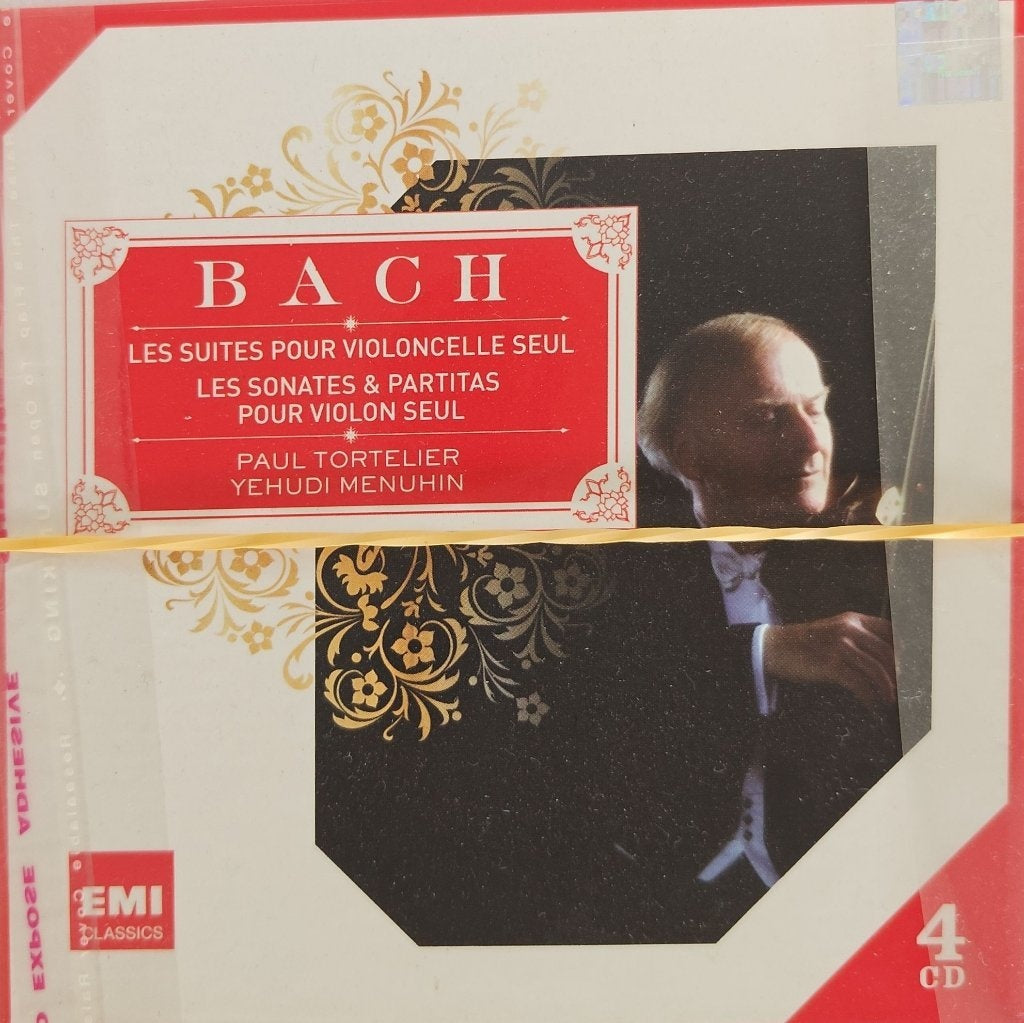 Paul Tortelier, Yehudi Menuhin - Les Suites pour Violoncelle Seul / Les Sonates & Partitas pour Violon Seul (CD) (4)