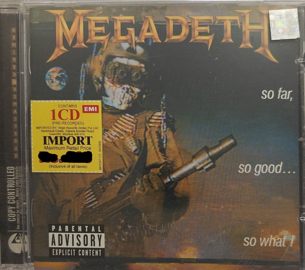 Megadeth - So Far, So Good... So What! (CD)
