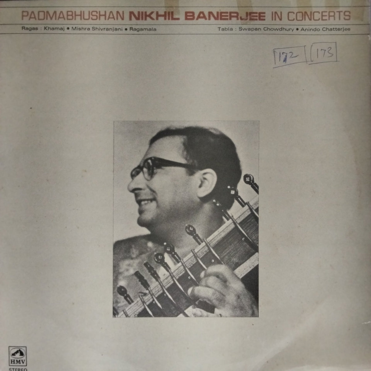 Nikhil Banerjee - Padmabhushan Nikhil Banerjee In Concerts (Vinyl)