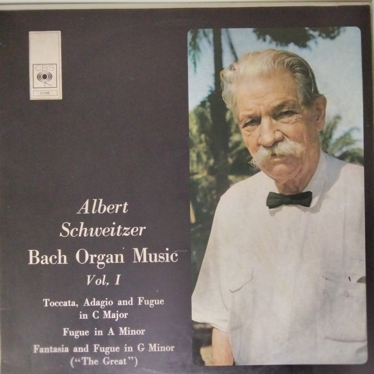 Albert Schweitzer - Bach Organ Music Vol. I (Vinyl)
