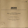 Georg Friedrich Händel, Otto Büchner, Franz Berger, Hans Melzer, Bamberger Symphoniker, Karl Richter, Fritz Lehmann - Werke von Georg Friedrich Händel: Concerti Grossi op. 6 Nr. 3, 4 (Vinyl)