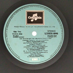 M. L. Vasanthakumari - An Evening Of Bharatanatyam (Vinyl)