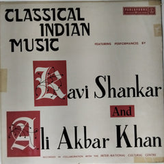 Ravi Shankar, Ali Akbar Khan - Classical Indian Music (Vinyl)