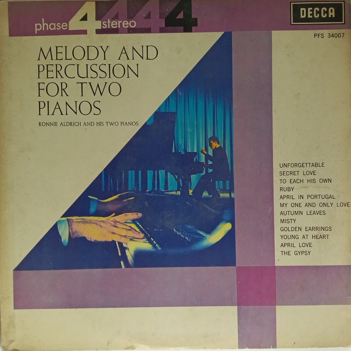 Ronnie Aldrich and His Two Pianos - Melody and Percussion for Two Pianos (Vinyl)