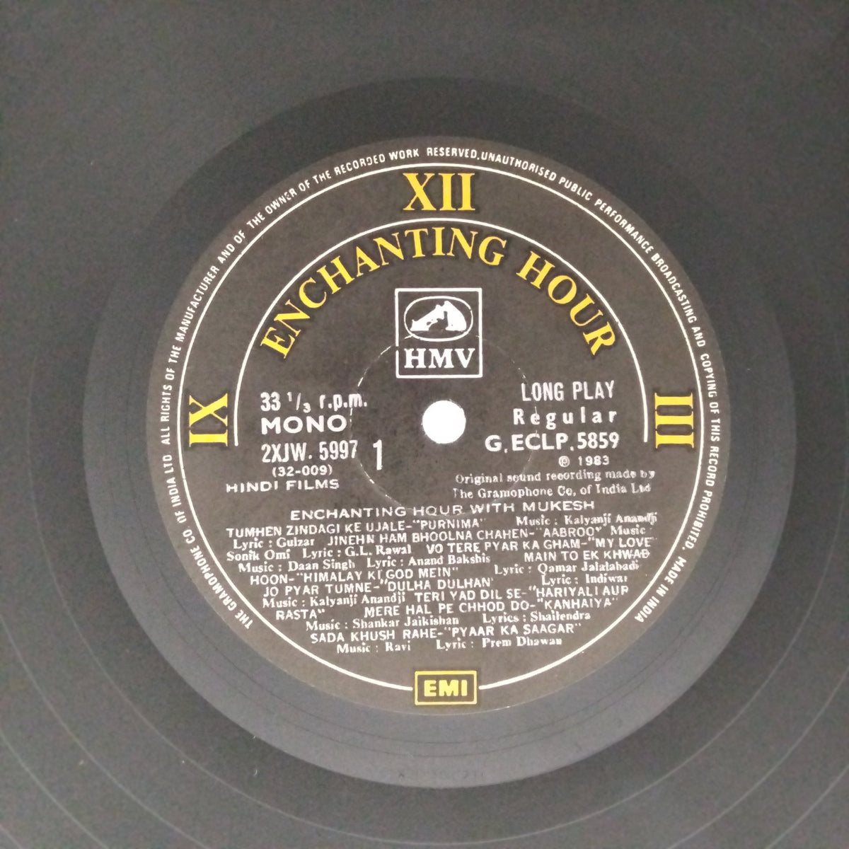 Kalyanji Anandji, Mukesh - Enchanting Hour (Vinyl)
