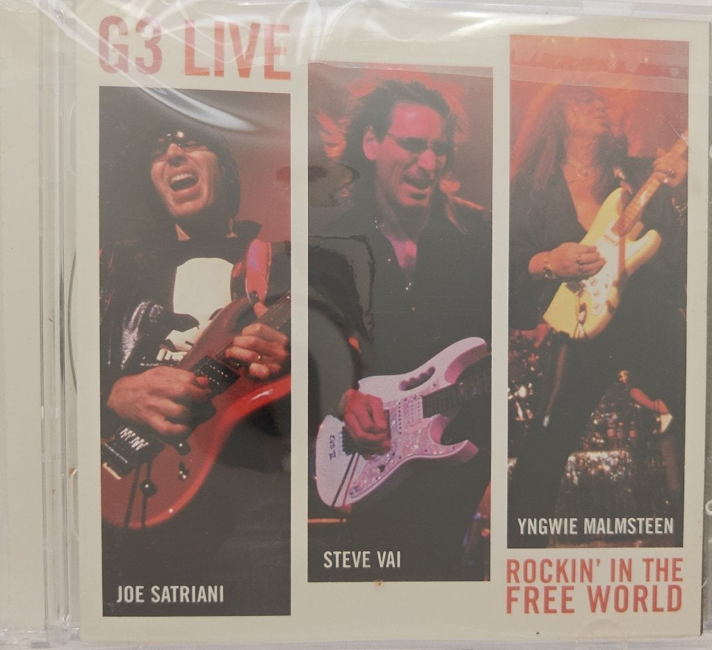 Joe Satriani, Steve Vai, Yngwie Malmsteen - G3 Live: Rockin' in the Free World (CD)