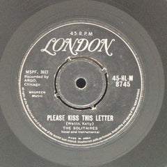 The Solitaires - Please Kiss This Letter (45-RPM)