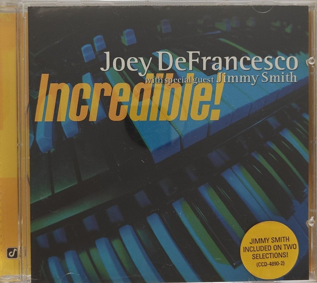 Joey DeFrancesco, Jimmy Smith - Incredible! (CD)