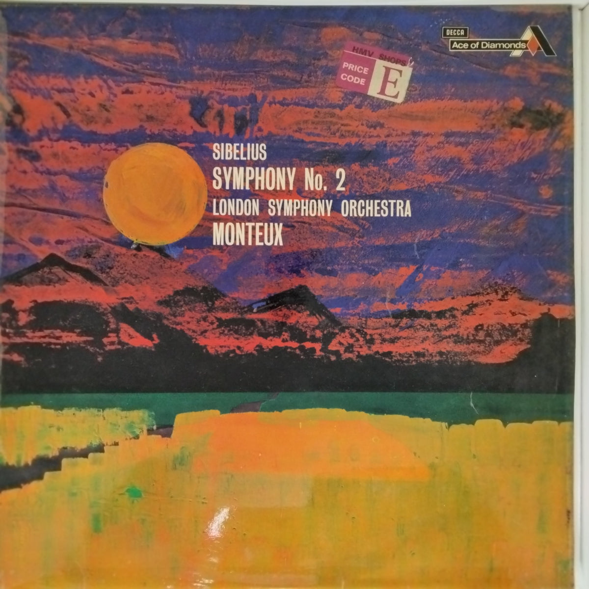 Jean Sibelius, London Symphony Orchestra, Pierre Monteux - Symphony No. 2 (Vinyl)