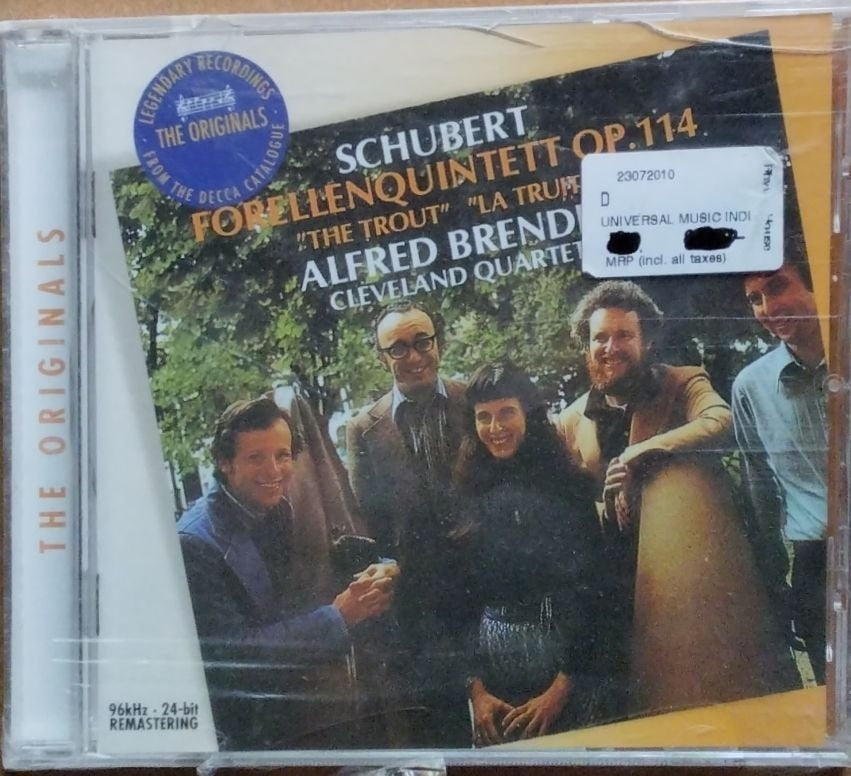 Franz Schubert, Alfred Brendel, Cleveland Quartet - Piano Quintet in A major, D667 "Trout" (CD)
