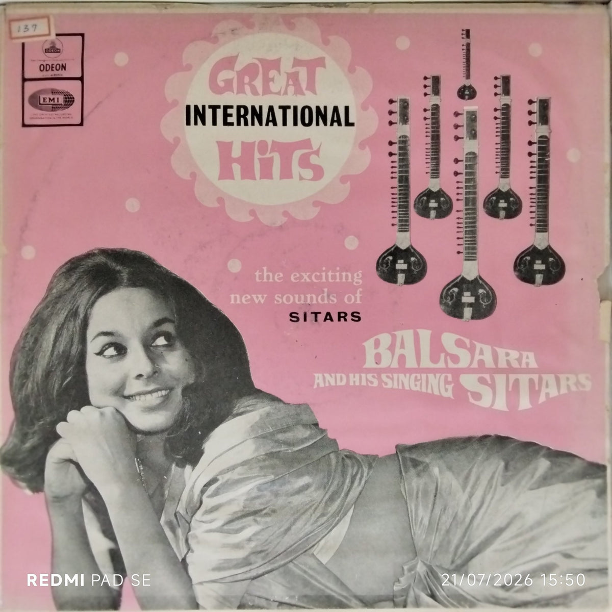 Balsara and His Singing Sitars - Great International Hits (Vinyl)
