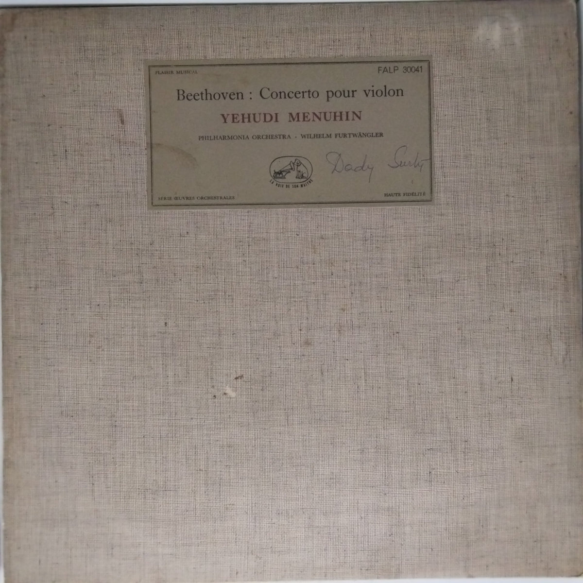 Yehudi Menuhin - Beethoven: Concerto pour violon (Vinyl)