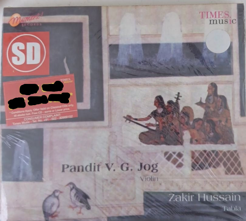 Pandit V. G. Jog, Zakir Hussain - Raga Jog, Raageshri (CD)