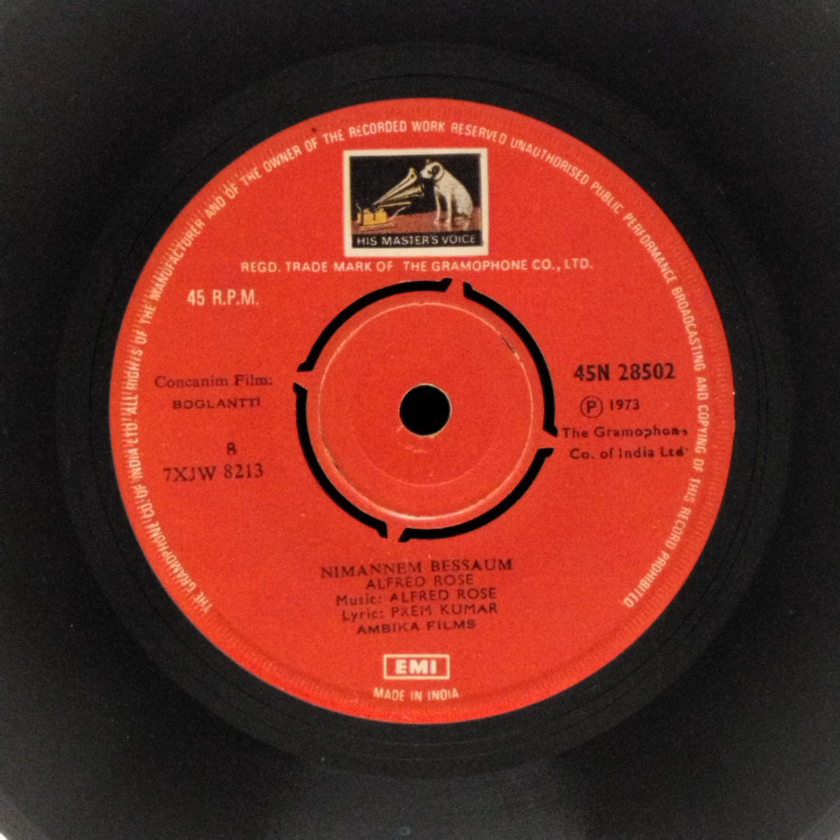 Alfred Rose - Nimnannem Bessaum / Anvdde Tuje Sompoi (45-RPM)