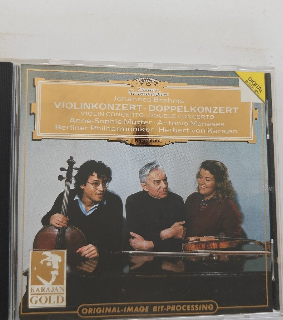Anne-Sophie Mutter, António Meneses, Berliner Philharmoniker, Herbert von Karajan - Violin Concerto; Double Concerto (CD)