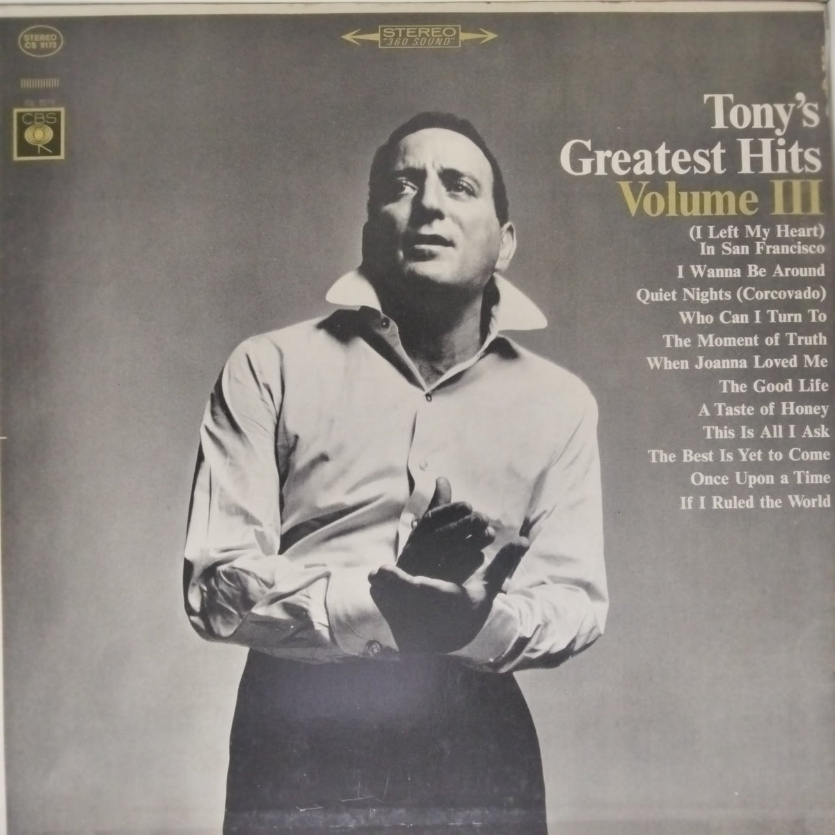 Tony Bennett - Tony's Greatest Hits Volume III (Vinyl)
