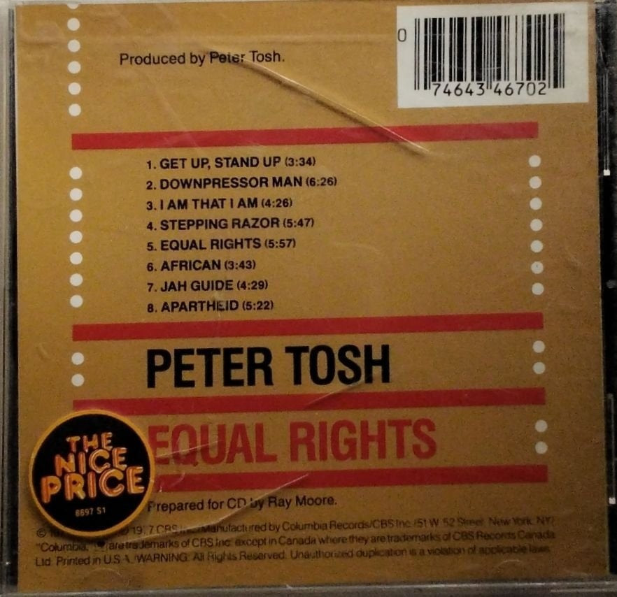 Peter Tosh - Equal Rights (CD)