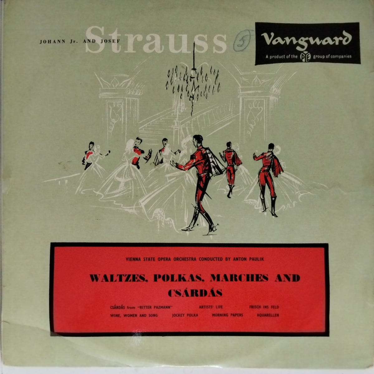 Johann Jr. and Josef Strauss - Waltzes, Polkas, Marches and Csárdás (Vinyl)