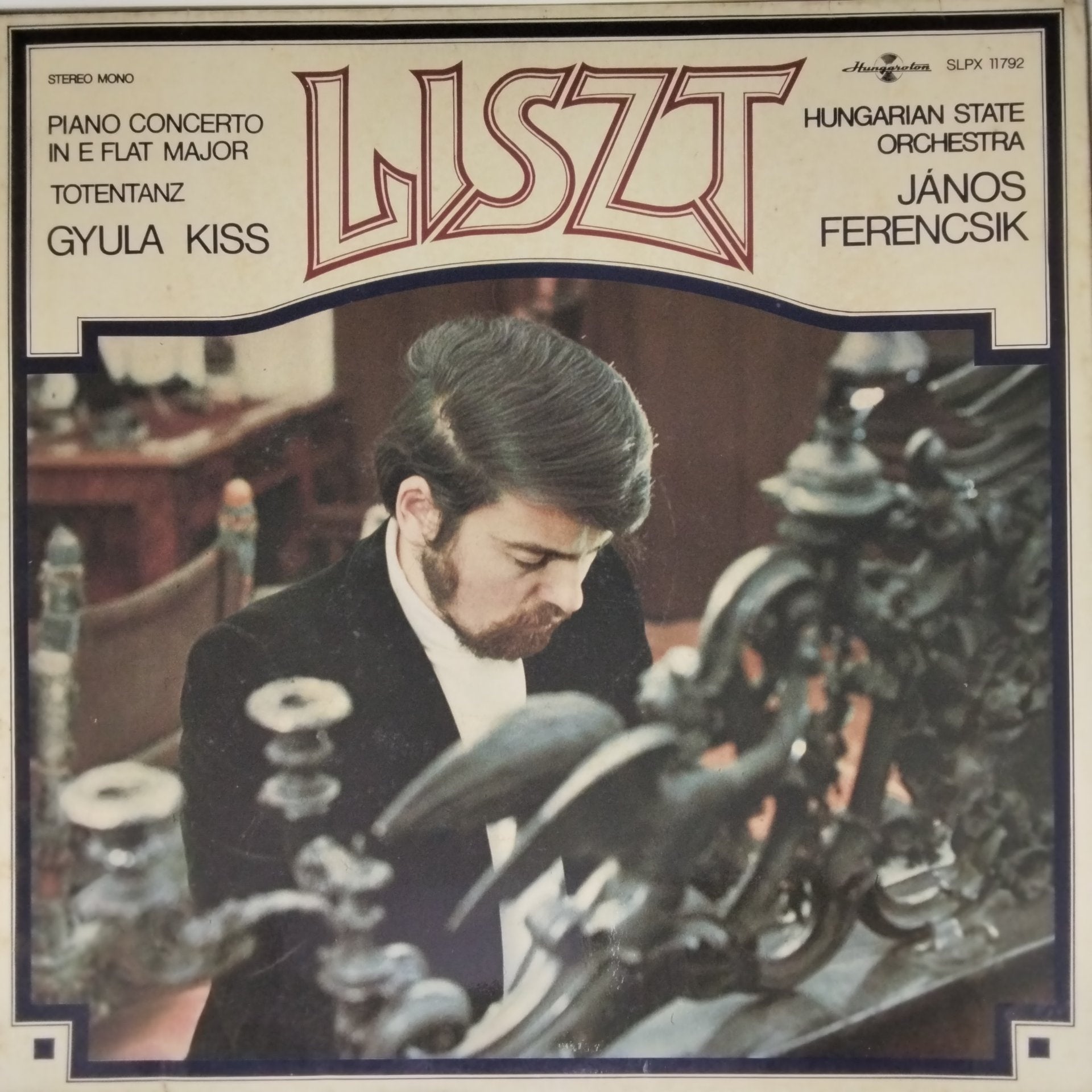 Liszt, Gyula Kiss, Hungarian State Orchestra, János Ferencsik - Piano Concerto in E Flat Major, Totentanz (Vinyl)