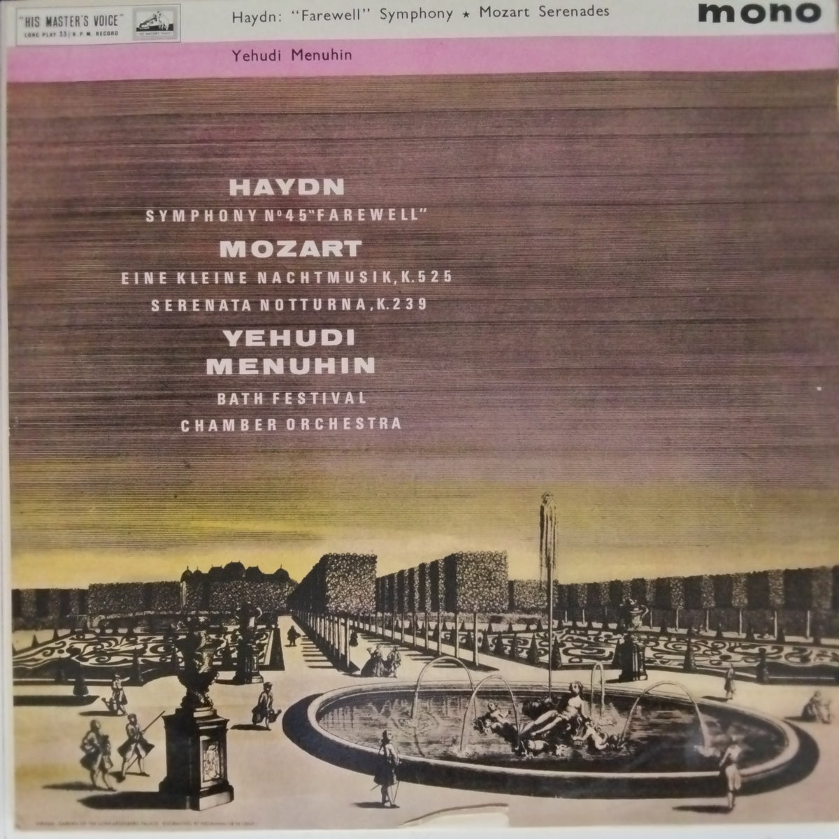 Yehudi Menuhin - Haydn: 'Farewell' Symphony, Mozart: Serenades (Vinyl)