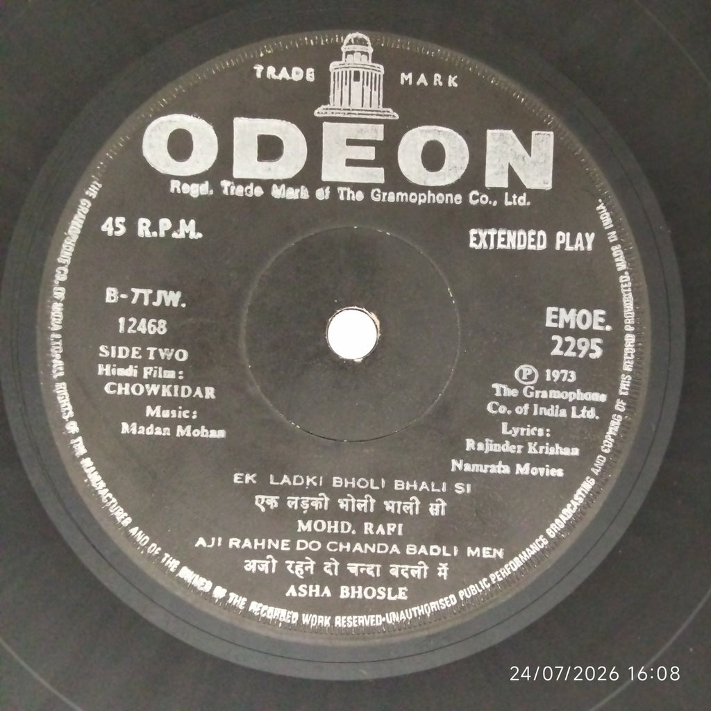 Madan Mohan - Chowkidar (45-RPM)