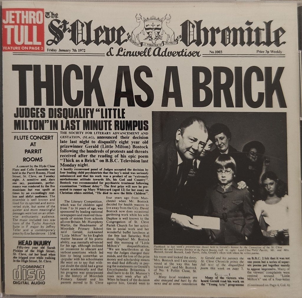 Jethro Tull - Thick As A Brick (CD)